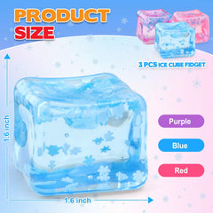 Chridark gift set Ice Cube Fidget Toys encourage mindful breaks.