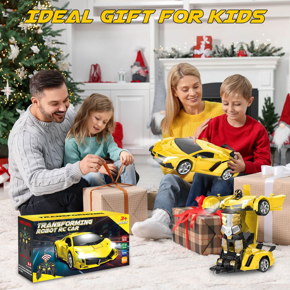 Chridark robot-action mode highlights versatile play between car and robot.