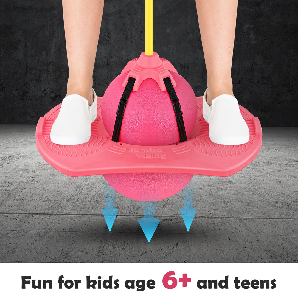 Christoy Pogo ball pump enables easy inflation and quick setup.