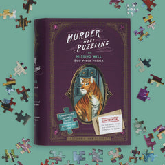 Chronicle Books Murder Most Puzzling nostalgic format rekindles 1990s jigsaw charm