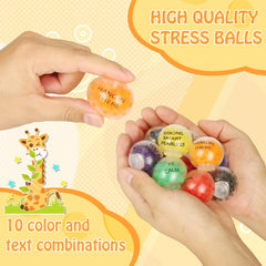 Chshhuao motivational stress ball with quotes boosts calm during work