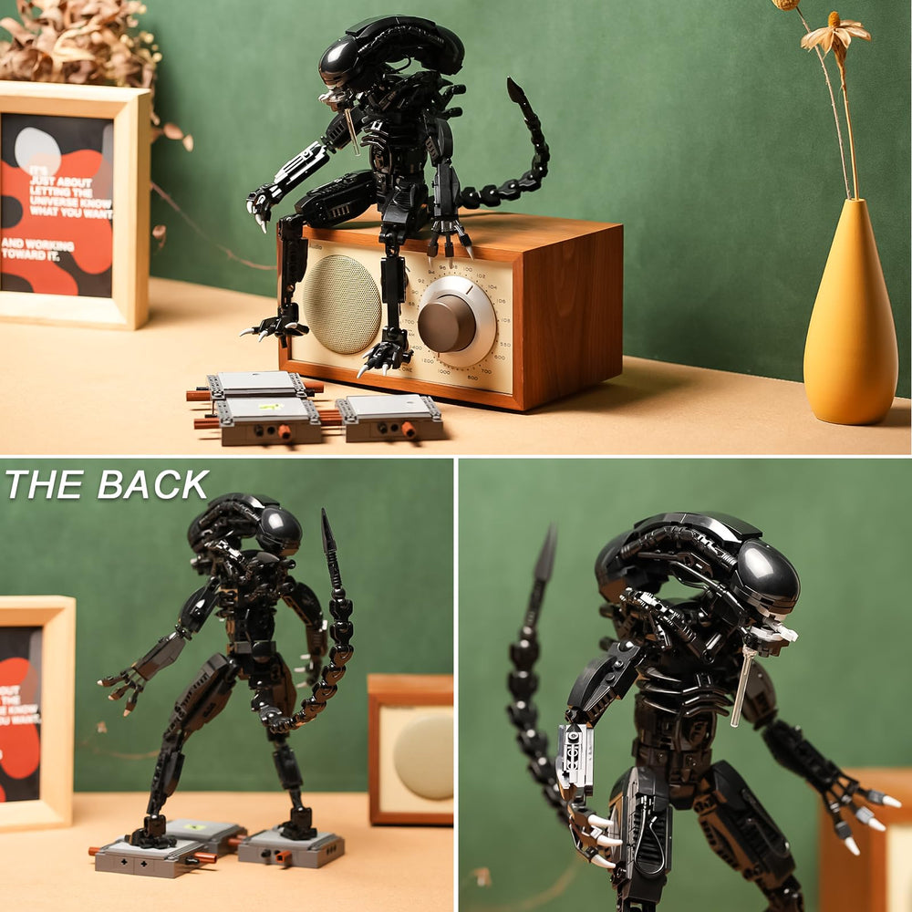 CHUANGPIN Xenomorph figure display decor for home or shop to elevate ambiance.