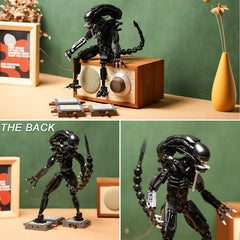 CHUANGPIN Xenomorph figure display decor for home or shop to elevate ambiance.