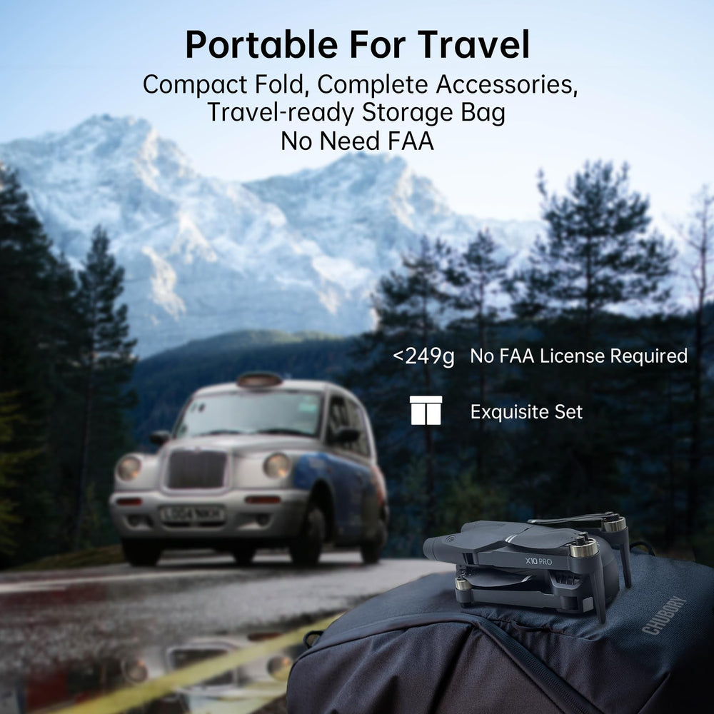 CHUBORY X10 PRO long-range control helps explore from a distance.