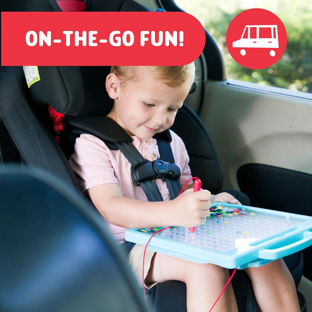 Compact travel-friendly setup ideal for on-the-go kids and families.