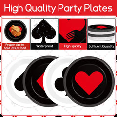 CHUNNIN casino-plate designs feature cards and symbols for tabletop flair.