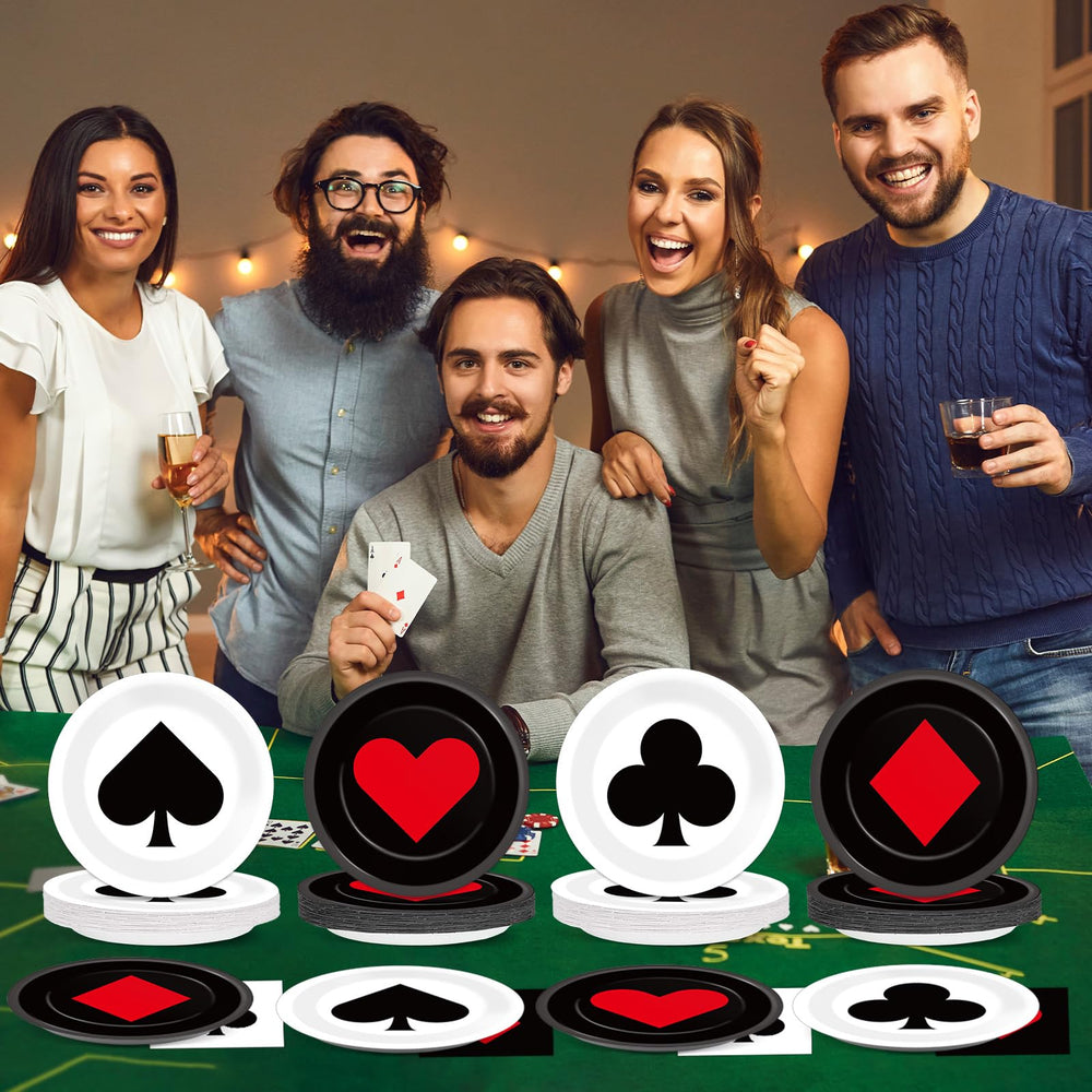 CHUNNIN Las Vegas theme decor complements any casino party ambiance.