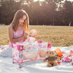 Chyyeerkidd doll bed makes a charming gift idea for girls