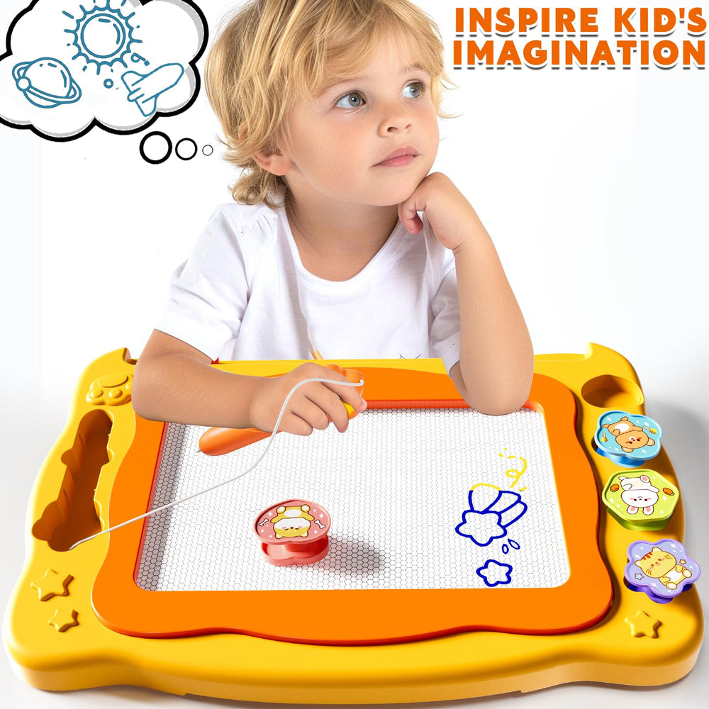 Ci Vetch doodle tools and stamp area promote shape recognition and playful drawing.