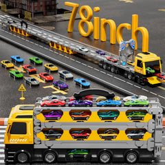 Ci Vetch foldable back latch enables simple track setup and compact storage.