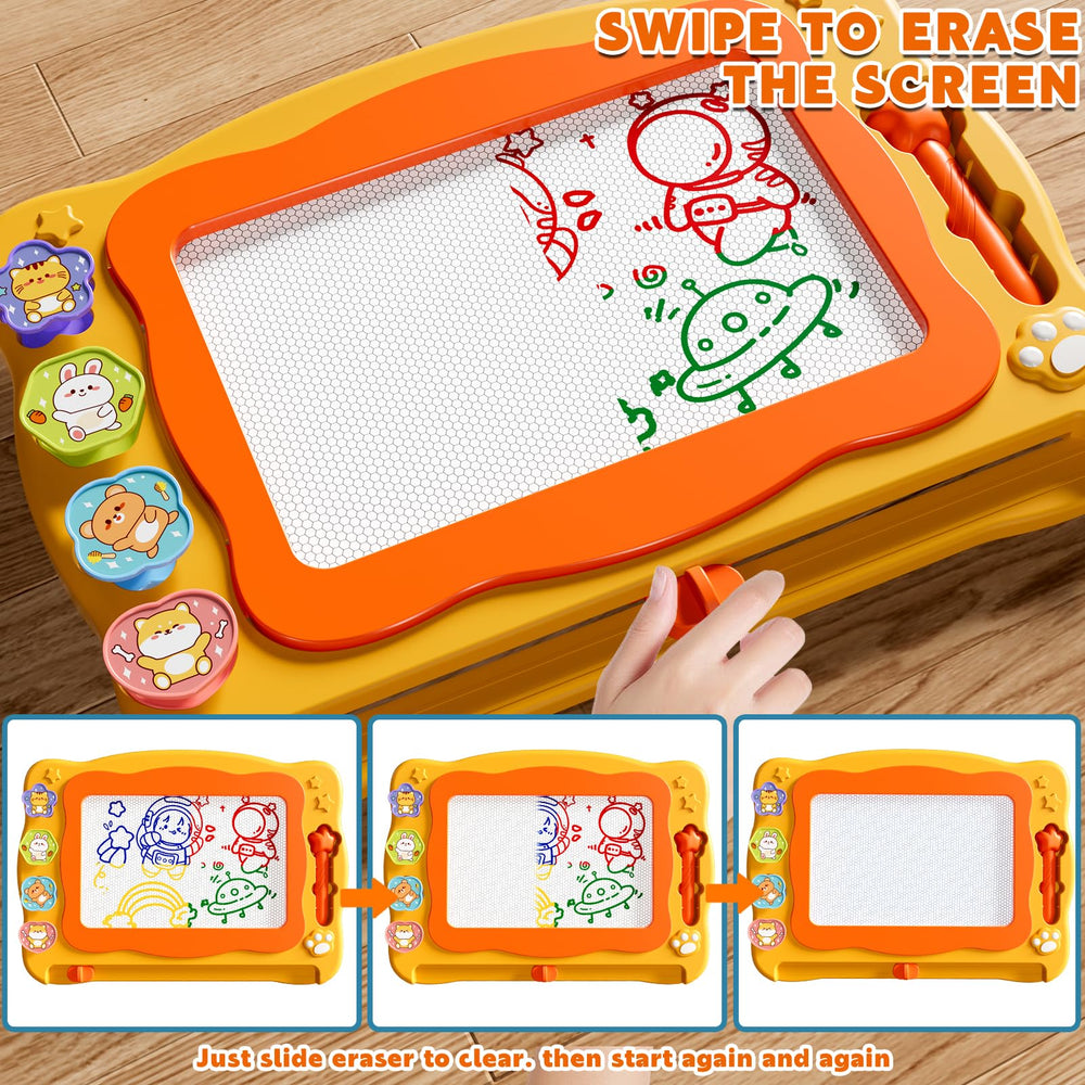 Ci Vetch includes rulers and drawing cards to practice basic shapes and control.