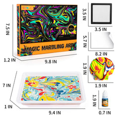 Ci Vetch kid-friendly marbling kit, ideal gift for kids