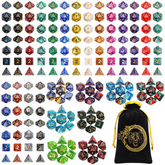 CiaraQ DND dice sets display 182 pieces for versatile tabletop gameplay.