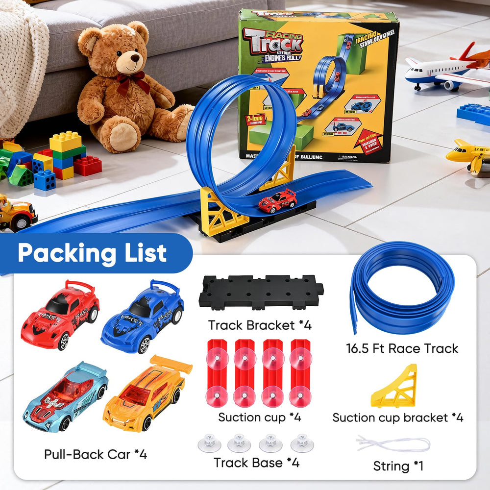 Cieex kids enjoy indoor-outdoor racing with safe, durable material