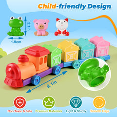 Ten farm animal finger puppets for language and imitation play