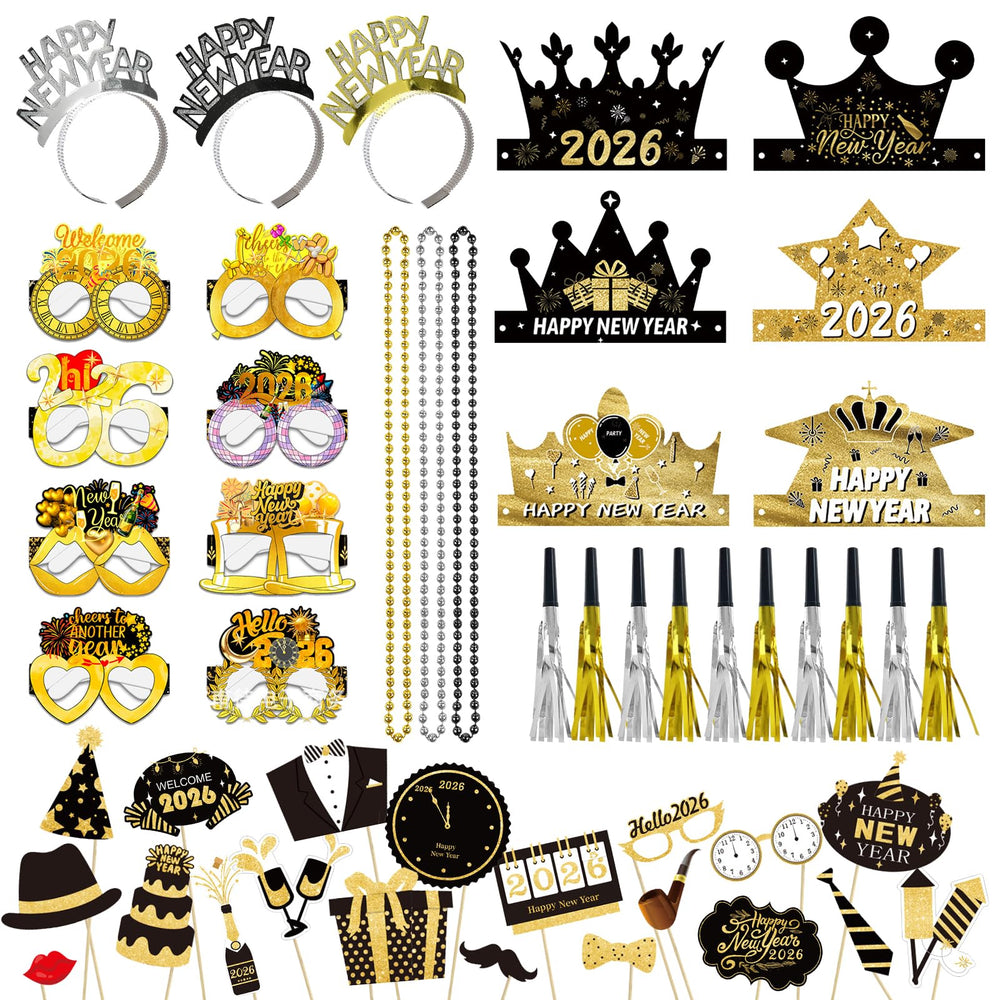 CIEOVO New Year headband tiara sparkles for festive photo moments