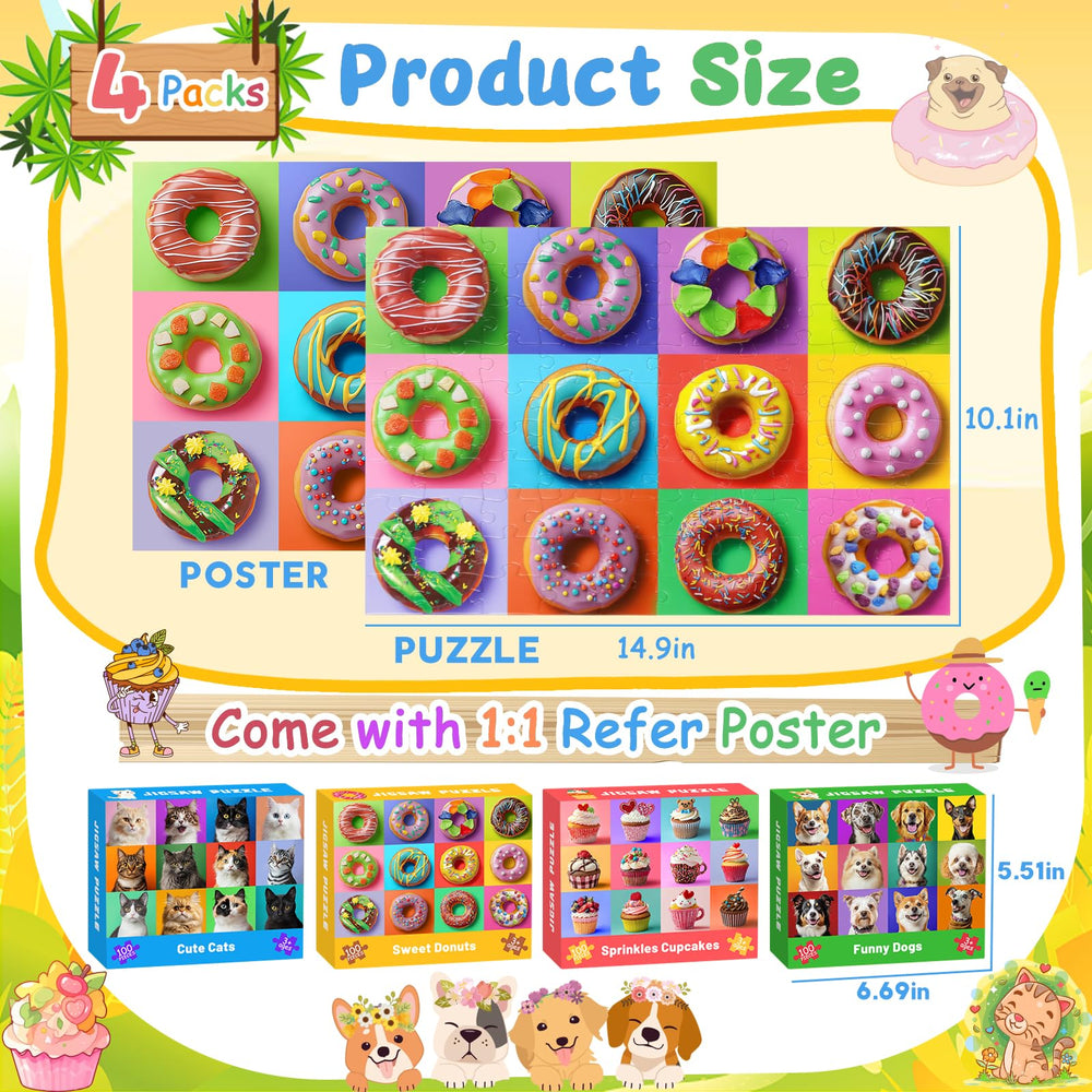 Ciesa educational puzzles for kids encourage problem-solving and hand-eye coordination.