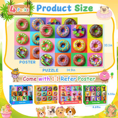 Ciesa educational puzzles for kids encourage problem-solving and hand-eye coordination.