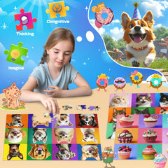 Ciesa four-pack puzzle box front showcases themes and value.