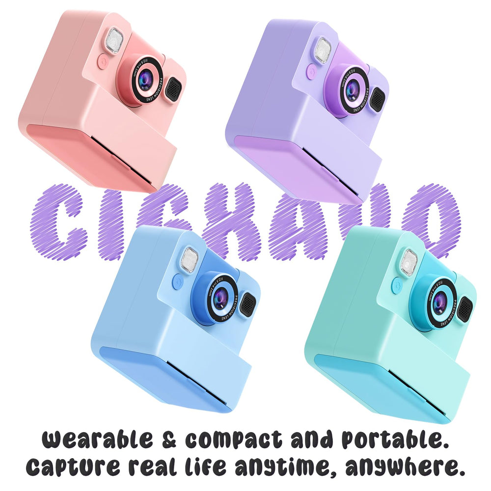 CIGXAVO includes 3 bonus paper rolls for immediate photo printing.