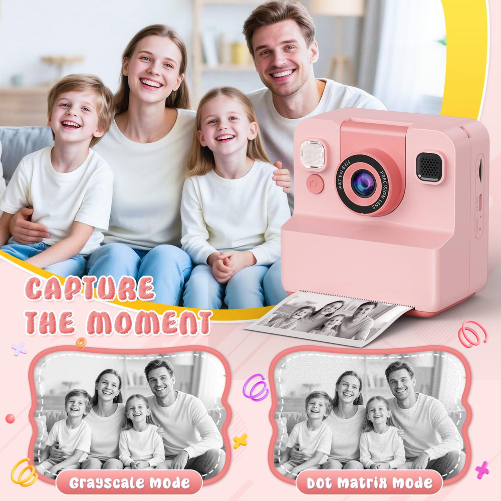 CIGXAVO Kids Camera five color pens for photo customization