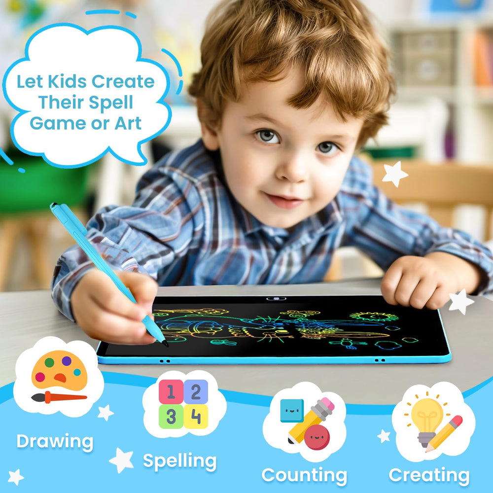 Cimetech erase button clears the screen in an instant for new art.