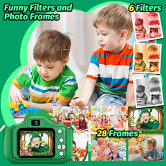 Cimizi dinosaur camera 32GB SD card shown with ample storage for photos