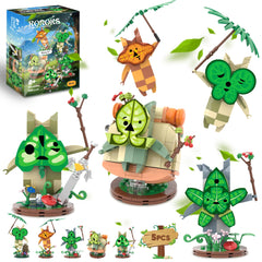 CinamixBrax Koroks building set collection for a vibrant desk display.