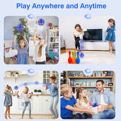 Ciniffo Flying Orb Ball blue indoor-play friendly for kids and adults