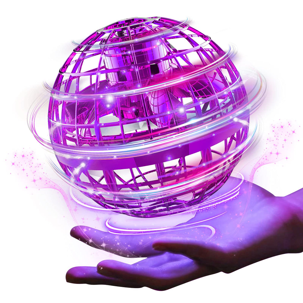 Ciniffo Flying Orb Ball Toy glowing globe in action for engaging indoor play.