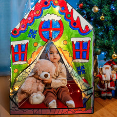 Cinrobiye versatile holiday backdrop doubles as decoration and photo space.