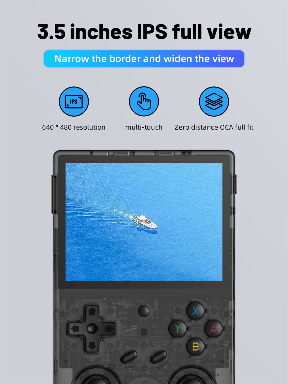 Cintwor RG353V preloaded with over 4,450 games for instant retro options.