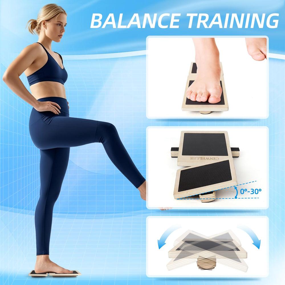 CINWELLER Ankle Balance Board heavy-duty ABS construction for durability