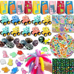 CIRDOTSH pull-back dinosaur cars for party favors and quick play