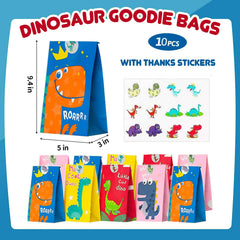 CIRDOTSH paper goody bags provide sturdy, colorful party packaging