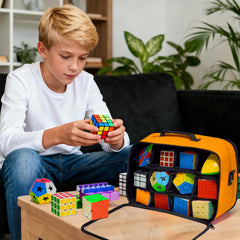 Ciseret accessory compartment open with lube, timer, and tools