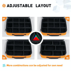 Ciseret Speed Cube Storage padded lining protects cubes from impact.