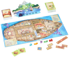 Family mode play of Isle of Cats with players around a table