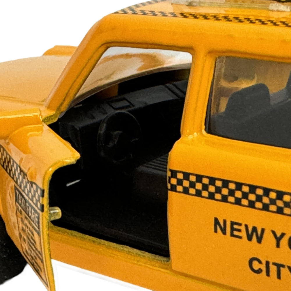 City-Souvenirs NYC Taxi 4-5 inches long, compact travel-friendly size.
