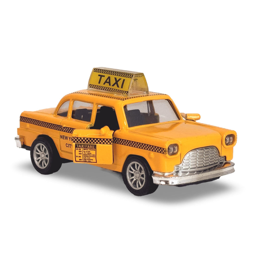 City-Souvenirs NYC Taxi pullback no sound, quiet toy for kids 3+.