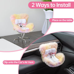 Ciunura air vent clip showing car integration and space save