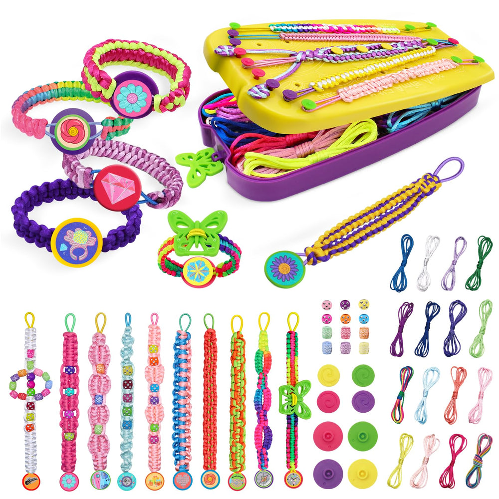Civan friendship bracelet kit contents neatly organized for easy crafting sessions