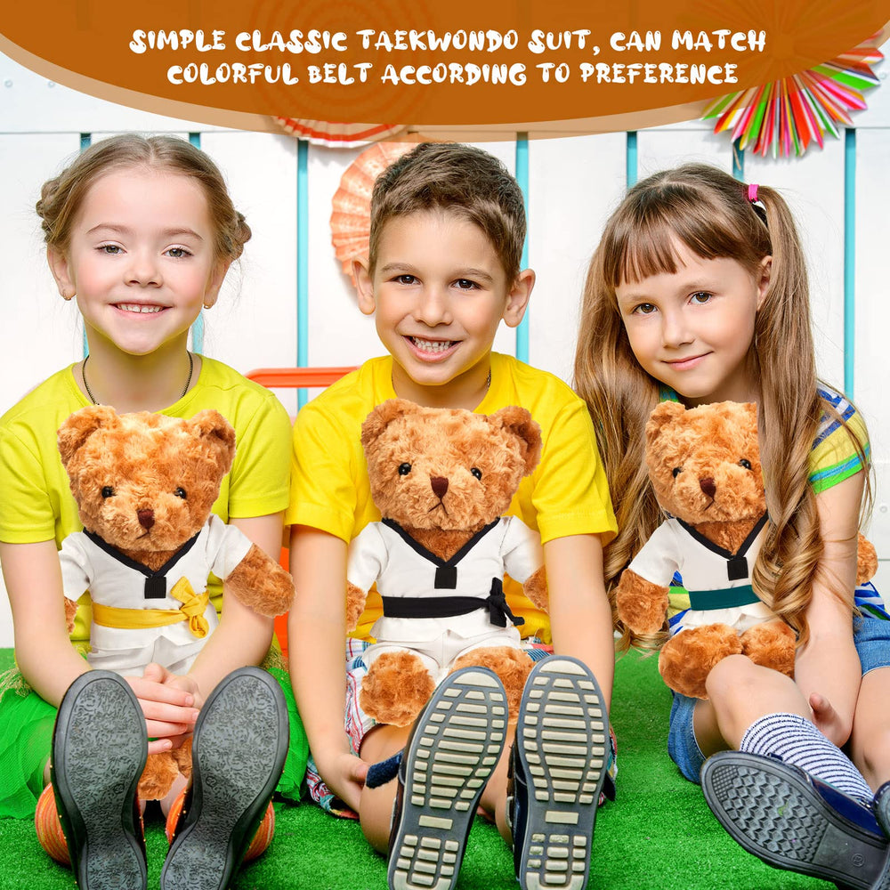Civaner taekwondo bear outfit as a birthday gift idea for plush lovers
