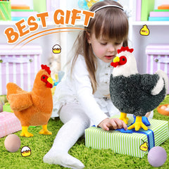 Civaner chicken plush gift set, ideal for birthdays and celebrations.