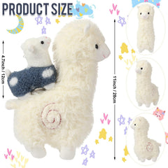 Civaner soft plush llama material offers cuddly, durable play.
