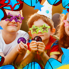 Civaner spiderball foam fills gift bags for Halloween or Christmas.