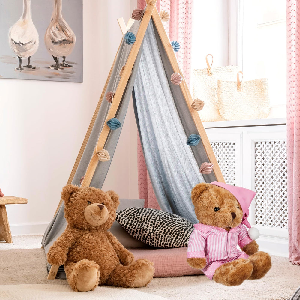 Civaner Stripe Bear Clothes set includes shirt pants hat for customization