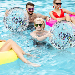 Civaner wedding decor silver beach ball enhances party ambiance
