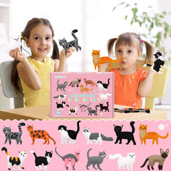 CiyvoLyeen cat sewing kit educational toy fosters creativity and fine motor skills.