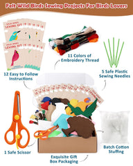 CiyvoLyeen embroidery thread and needles for smooth, kid-friendly stitching.